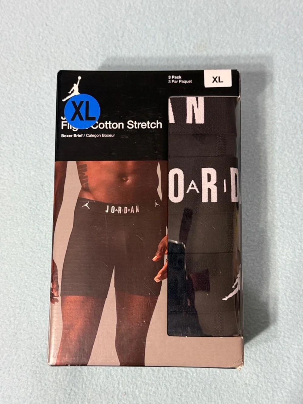 JORDAN Flight Cotton Stretch 3/Pack Men’s Underwear - size XL
